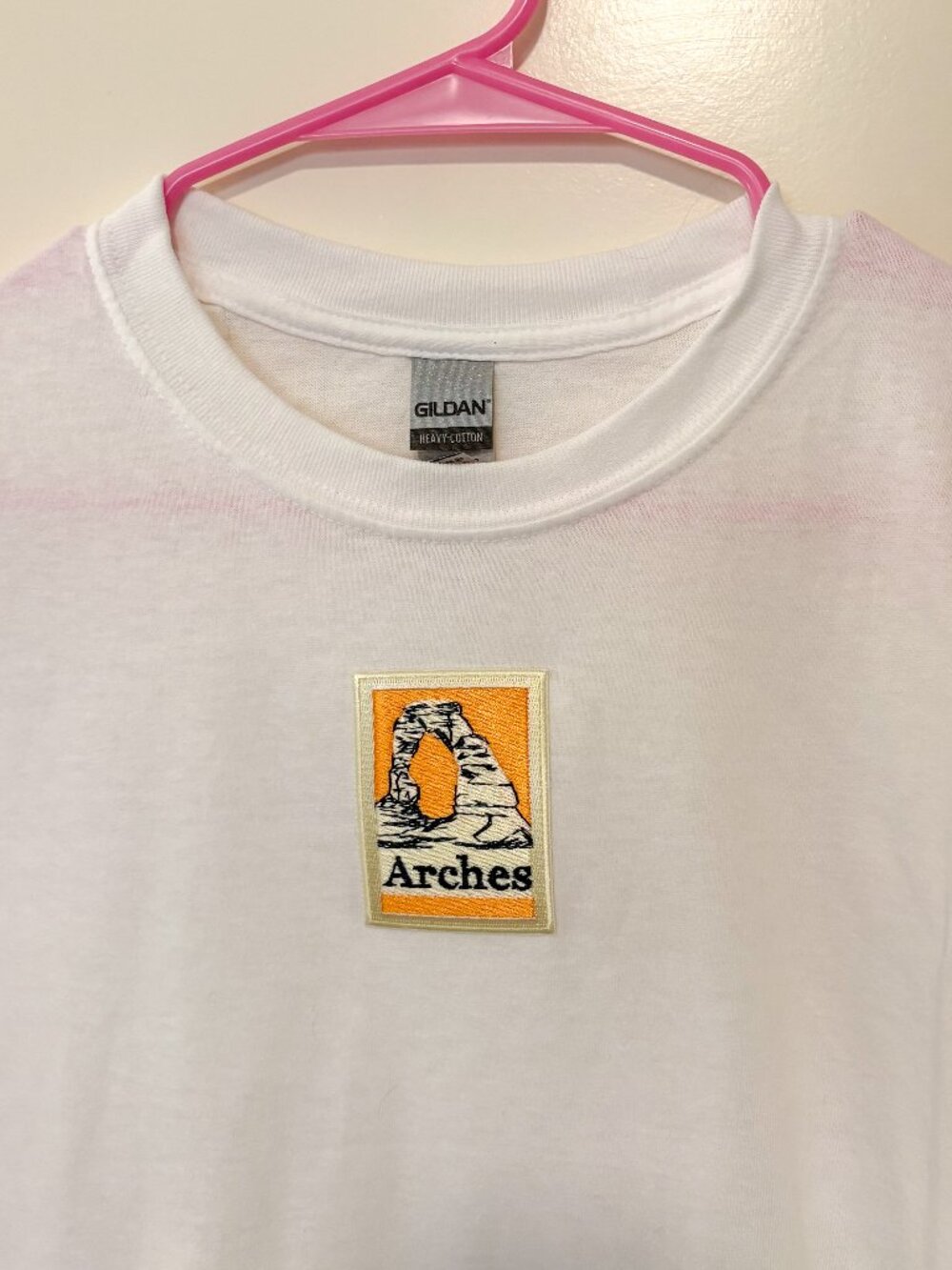 Gildan Heavy Cotton Arches Patch T-Shirt